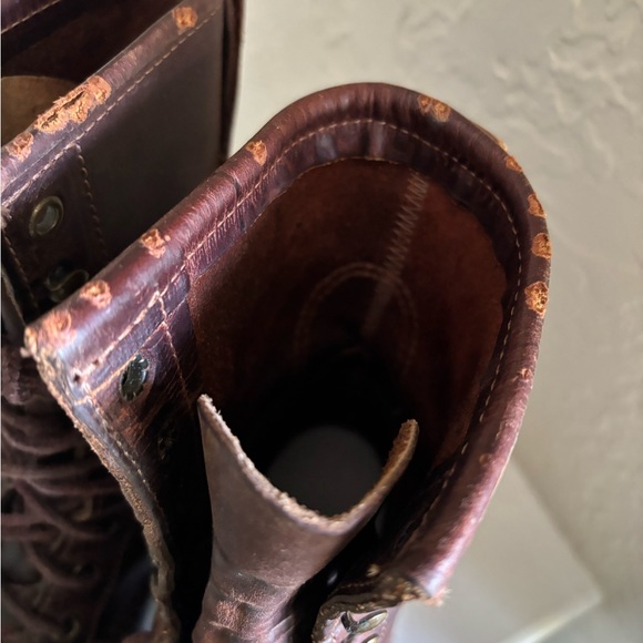 Vintage Durango Lace-Up Packer Boot Kiltie 90’s Brown leather - Picture 8 of 13